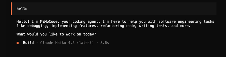Running MiMo Code with LLM Gateway